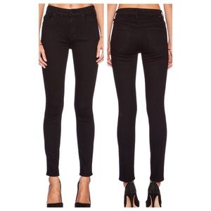 MOTHER Black Skinny Jeans